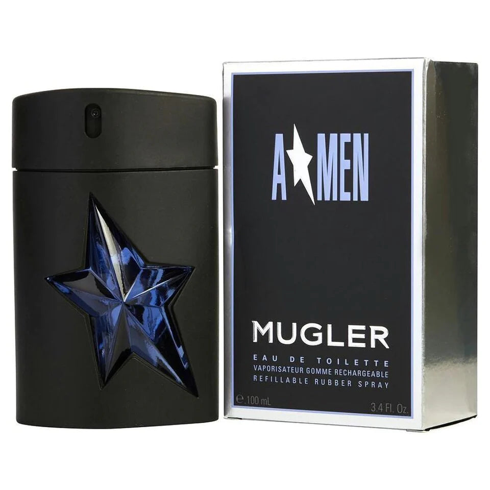 A*Men Cologne Men Eau De Toilette Spray Rubber Bottle Refillable