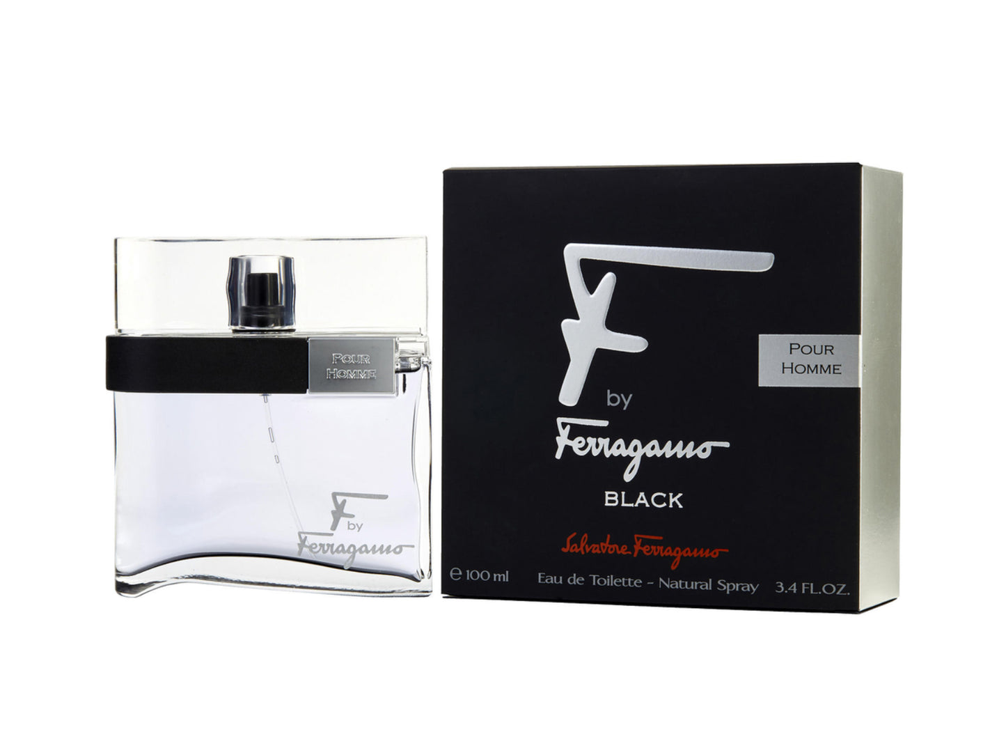 F By Ferragamo Pour Homme Black Eau De Toilette Spray